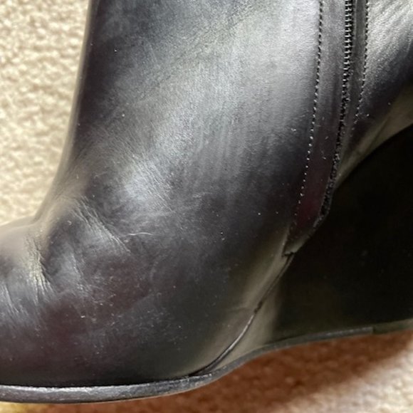 STEPHANE KELIAN Paris Black Wedge Booties – FR36 – US 6 - Picture 11 of 13